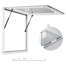 36x36in Concession Stand Serving Window Food Truck Service Awning Aluminum Alloy