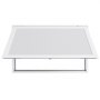 VEVOR Concession Window 135x84 cm, Aluminum Alloy Frame Service Window for Food Truck, Up to 85 Degrees Stand Serving Window with Awning Door and Drag Hook, Rainwater Resistant for Concession Trailer
