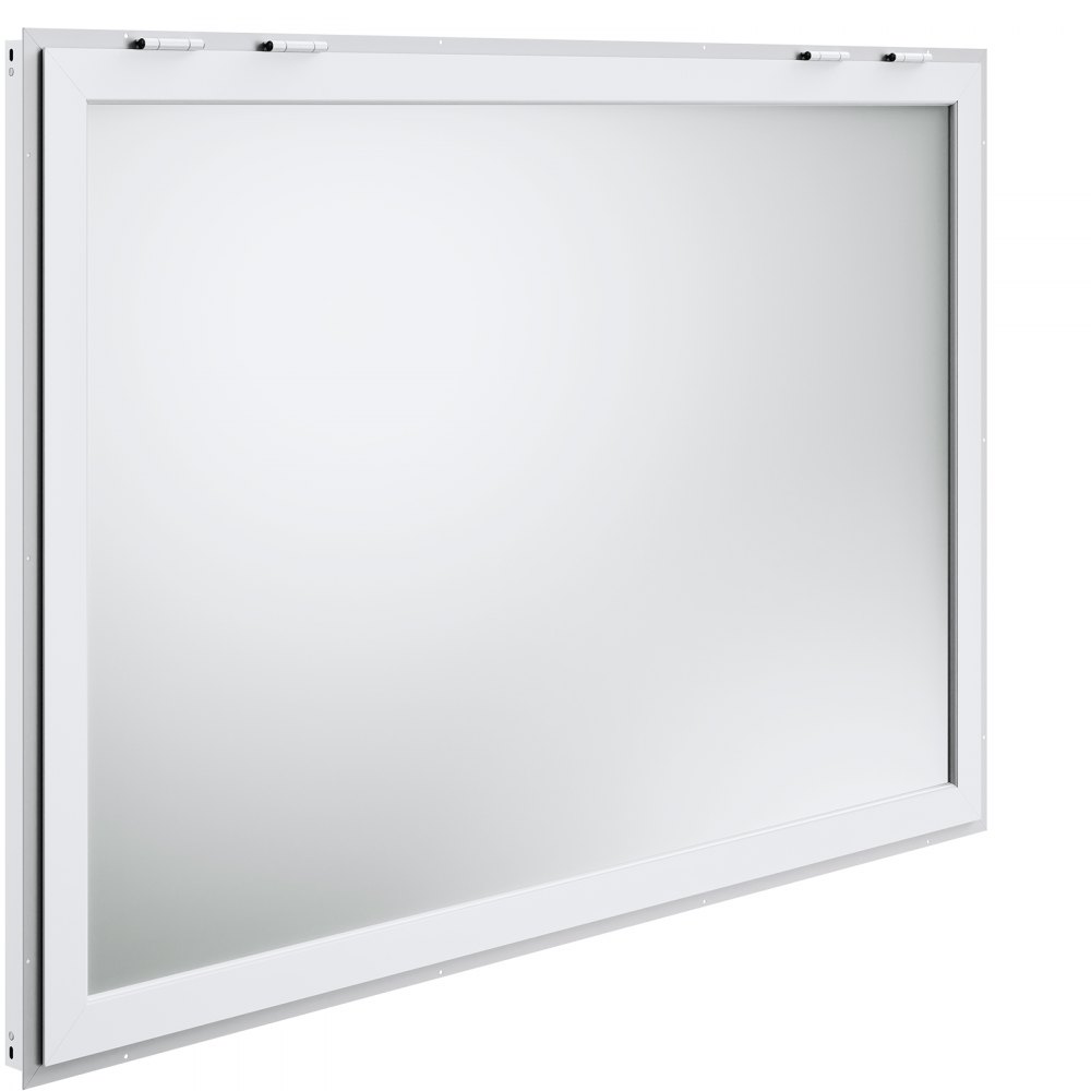 VEVOR Concession Window 72"x48", Aluminum Alloy Food Truck Service Window with Awning Door & Drag Hook, Up to 85 Degrees Stand Serving Window for Food Trucks Concession Trailers, Glass Not Included