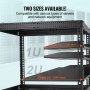 VEVOR 2PCS 1U Server Rack Hylla 10"/254 mm Djup Ventilerad Rack Mount Hylla Fack