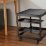 Polica do serverového racku VEVOR 2PCS 1U, hĺbka 10"/254 mm, maximálna nosnosť 23 kg / 50 lbs, vetraná konzolová alebo nástenná polica do racku s podnosom, dobrá cirkulácia vzduchu pre sieťovú skriňu alebo rack so zariadeniami 482,6 mm/19