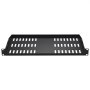Polica do serverového racku VEVOR 2PCS 1U, hĺbka 10"/254 mm, maximálna nosnosť 23 kg / 50 lbs, vetraná konzolová alebo nástenná polica do racku s podnosom, dobrá cirkulácia vzduchu pre sieťovú skriňu alebo rack so zariadeniami 482,6 mm/19