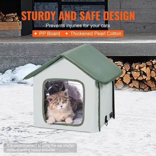 Niche 'extérieur Pour Chat Abri Pliable Pour Chien Et Chat Sauvage Facile à