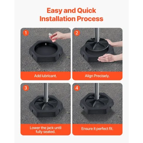 VEVOR RV Leveling Jack Pads  4 Pack, 5000 LBS, 2.3 tons