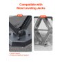 RV Leveling Pads 5000 lbs 4 Pcs Rubber Trailer Jack Pads Scissor Jack Feet