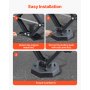 RV Leveling Pads 5000 lbs 4 Pcs Rubber Trailer Jack Pads Scissor Jack Feet