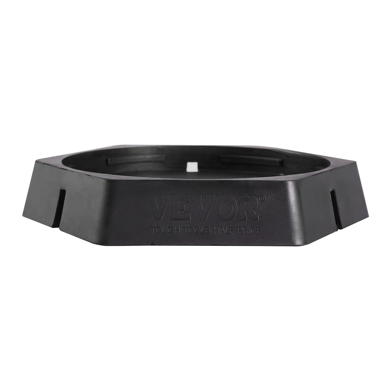 VEVOR rv leveling pads, durable black octagonal rubber with embossed VEVOR branding.