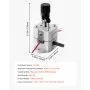 VEVOR Manual Wire Stripping Machine, 1.5-25 mm, Portable Copper Stripper with Hand Crank or Drill Powered, 64Mn Quenched Blades, 45# Steel Rollers, ABS & PC Wire Peeler, for Scrap Copper Recycling