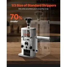 VEVOR Manual Wire Stripper Stripping Machine 0.06-1 in Hand or Drill Powered