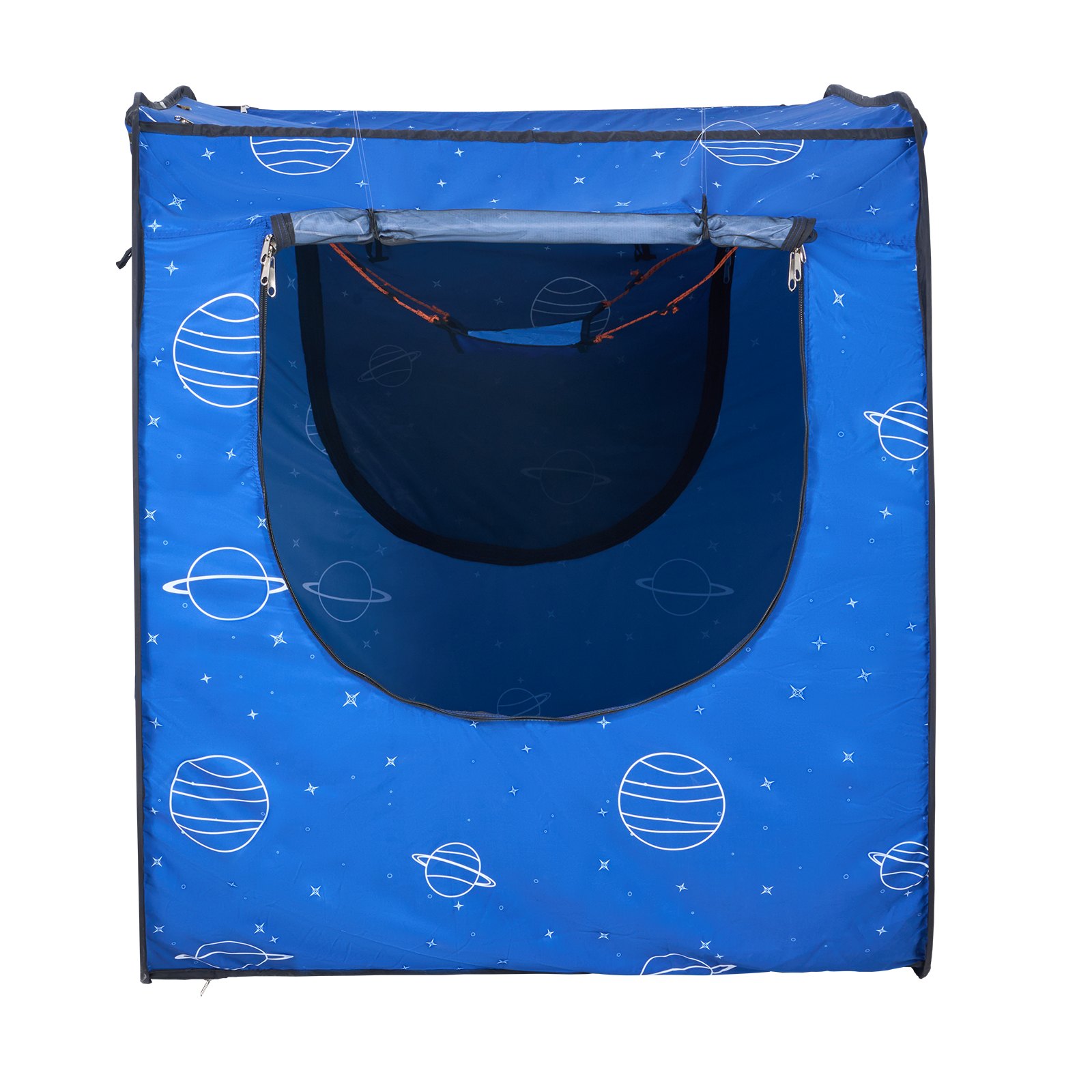VEVOR Bed Tent, Pongee Fabric, 2 Doors Breathable Dream Tent with 0.33 in Fiber Poles on Bed Privacy, Full Size Block out Light Sleeping Bed Canopy, Fit for Kids Playhouse and Adults Sleeping Tent