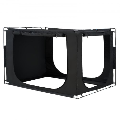 Tente De Lit VEVOR En Tissu Pongé – 200x105x120 Cm, 4 Portes Moustiquaire, Occultante, Pour Adulte Et Enfant