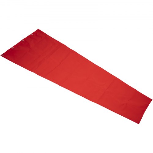 VEVOR Airport Windsock Wind Direction Sock 18 x 60 Inch Aviation Wind Sock Orange Red Nylon Windsock Weatherproof Airport Wind Sock Outdoor Air Direction Indicator for Airport Industry Farm & Park
