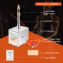 VEVOR Portable Propane Forge, 1 Burner Farrier Forge, 2600℉ Tool and Knife Making Blacksmithing Gas Forge, Large Capacity Square Stainless Steel Gas Forging Tools and Equipment for Metal Forging