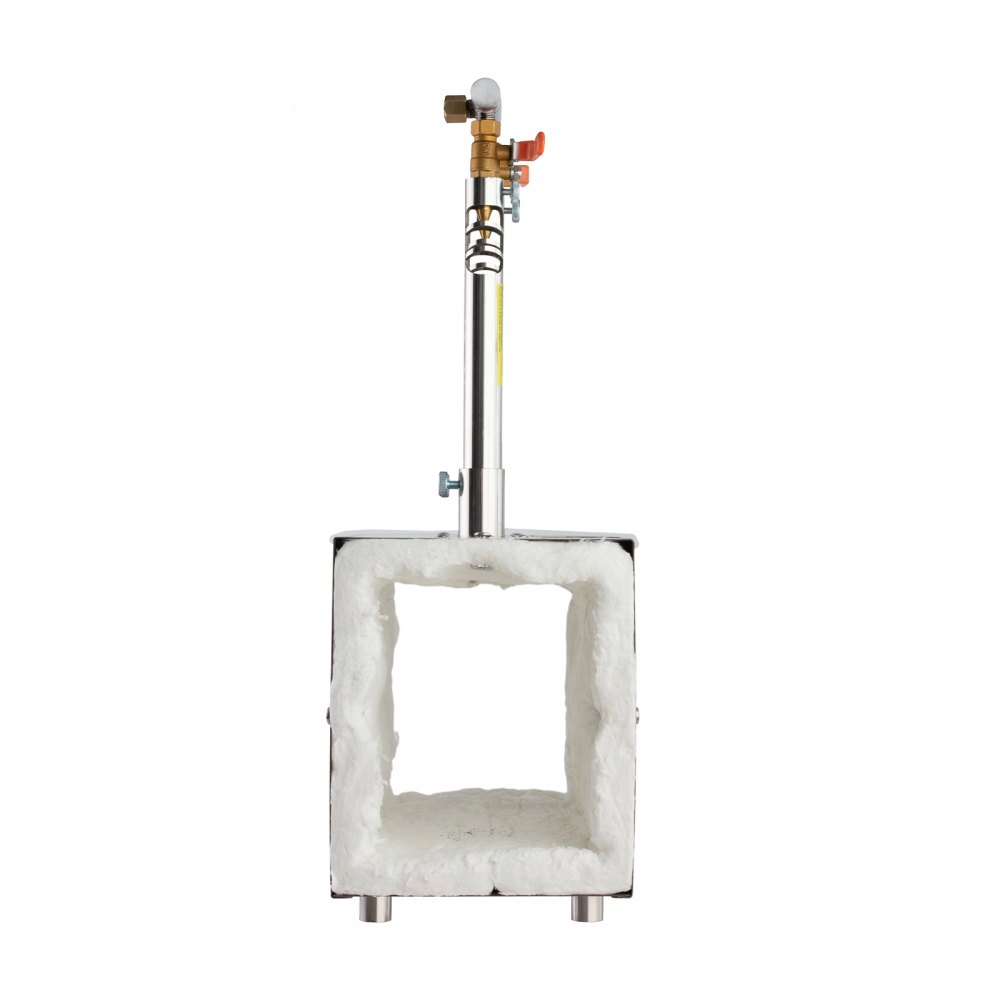 VEVOR Portable Propane Forge, 2 Burners, 2600℉ Tool and Knife Making Blacksmithing Farrier Forge, Large Capacity Square Shape, Stainless Steel Gas Forging Tools and Equipment, Use for Metal Forging