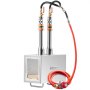 VEVOR Portable Propane Forge, 2 Burner Farrier Forge, 2600℉ Tool and Knife Making Blacksmithing Gas Forge, Large Capacity Square Stainless Steel Gas Forging Tools and Equipment for Metal Forging