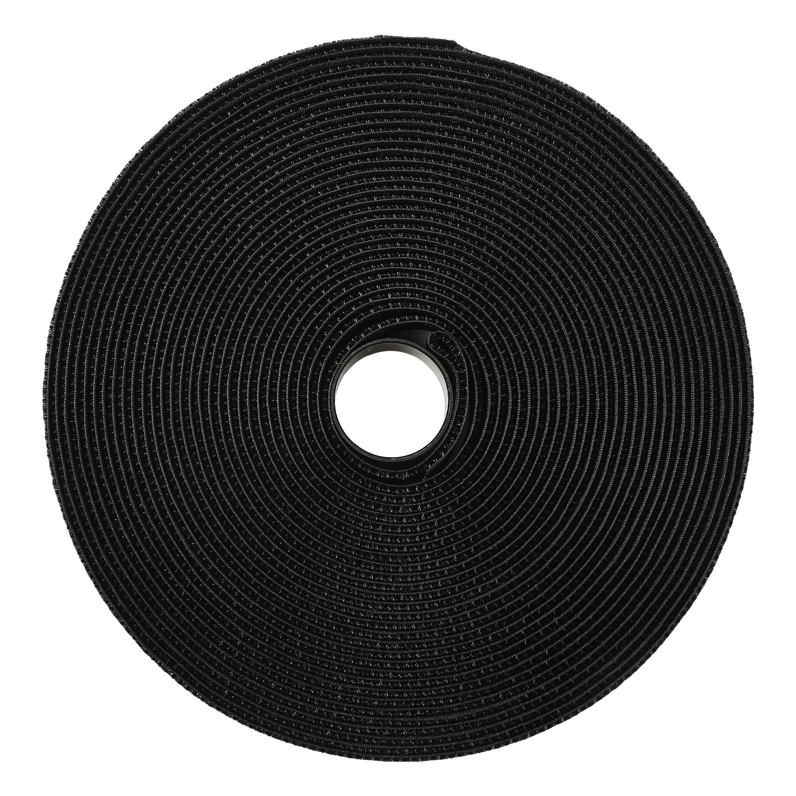 VEVOR Cable Ties, 393.7-Inch Adjustable Hook and Loop Straps with 50 Metal Buckles, Reusable Velcro Cords Straps, Cut-to-Length Wire Strap, Heavy-Duty Nylon Cord Ties for Organizer and Management
