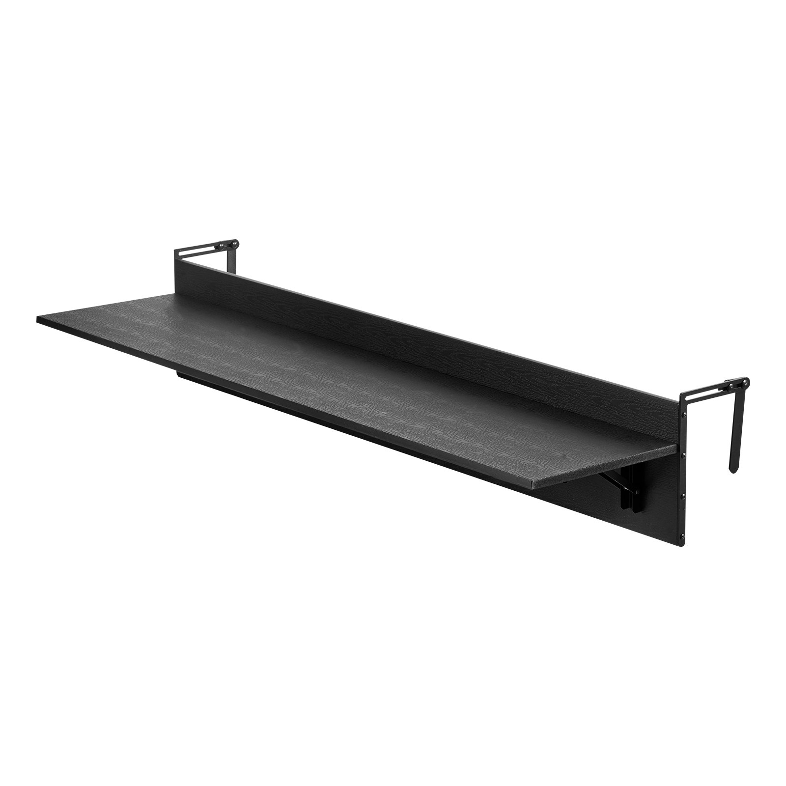 VEVOR Balcony Hanging Table 12 x 32 in Patio Railing Bar Table Foldable