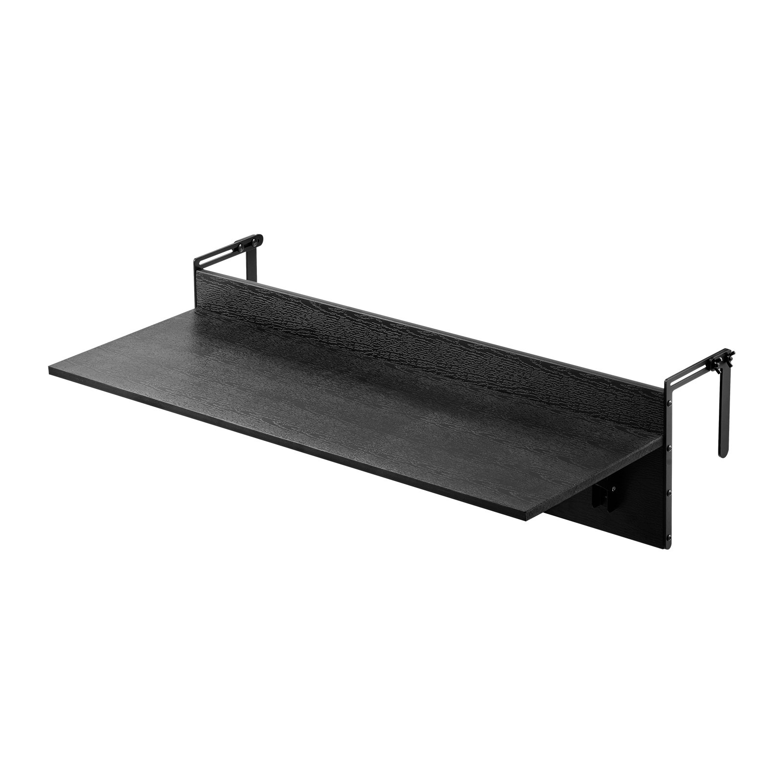 VEVOR Balcony Hanging Table 12 x 32 in Patio Railing Bar Table Foldable