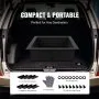 VEVOR Fire Pit Ring Square 36x36 in Outer Steel Liner DIY Campfire Ring Firepit