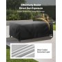 Patio Outdoor Furniture Cover 420D Waterproof Table Chairs Sofa 74x47 inch