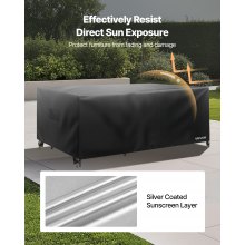 Patio Outdoor Furniture Cover 420D Waterproof Table Chairs Sofa 74x47 inch