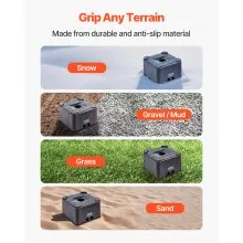 Trailer Jack Block 6" High 6000 lbs RV Leveling Block Camper Accessories