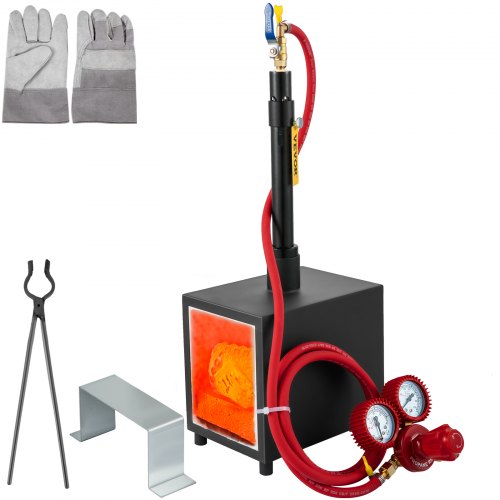 VEVOR Gas Propane Forge Furnace Burner Portable Single Burner Metal Tool Making