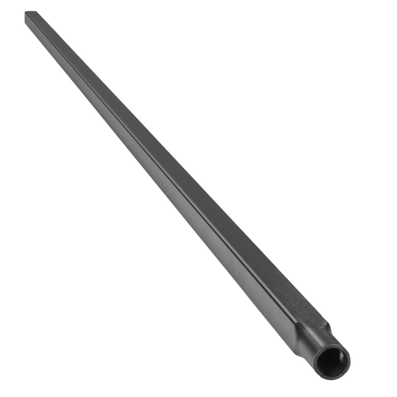 VEVOR Staircase Balusters 31 Pack, 44 Inch Durable Carbon Steel Stair Balusters, 0.5 Inch Indoor Square Metal Spindle Railing, Corrosion-Proof Hollow Deck Railing with Pre-Drilled Holes, Matte Black