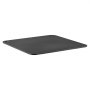 VEVOR pizza steel, rectangular and black with smooth edges and a hole for hanging.