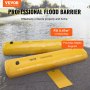 VEVOR Flood Barriers, Sandbag Alternative Flood Bags 4 Pack, Oversvømmelsesbarriere til hjemmet, Vandbarrierer til oversvømmelse, døråbning, indkørsel(4FTx6in)