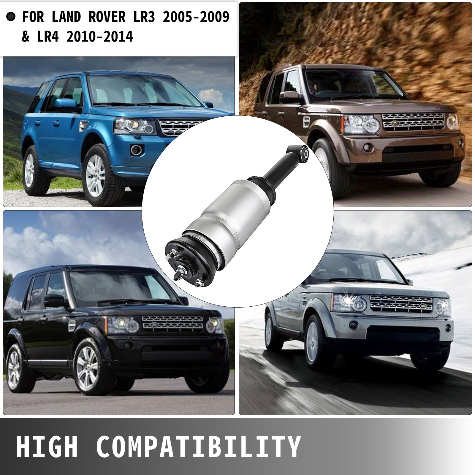 For LAND ROVER LR3 DISCOVERY 3 FRONT AIR SUSPENSION SPRING STRUT SHOCK RNB501580