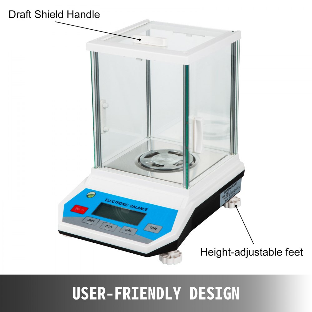 Analytical Balance Lab Scale 100g X 0.001g 1mg Digital High Precision Jewelry