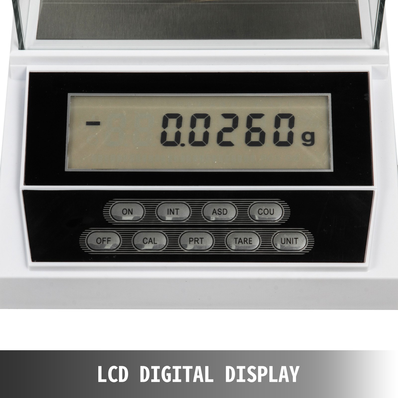 VEVOR Analytical Balance 200g Analytical Scale 0.1mg  High Precision Electronic Analytical Balance Precision Balance with Φ 80mm Tray Digital Scientific Lab Scale For Laboratory Pharmacy 200gx0.1mg
