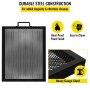 VEVOR Fire Pit Cooking Grill Grate 36 x 15 in Foldable Rectangle Campfire BBQ Rack, Heavy Duty X-Marks with Portable Handle & Support Wire for Outdoor Picnic Party & Gathering, Black