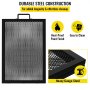 VEVOR Fire Pit Cooking Grill Grate 40 x 15 in Foldable Rectangle Campfire BBQ Rack, Heavy Duty X-Marks with Portable Handle & Support Wire for Outdoor Picnic Party & Gathering, Black
