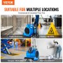 VEVOR Floor Blower 1400 RPM 4000 CFM Air Mover with 3 Blowing Angles 3-Speeds