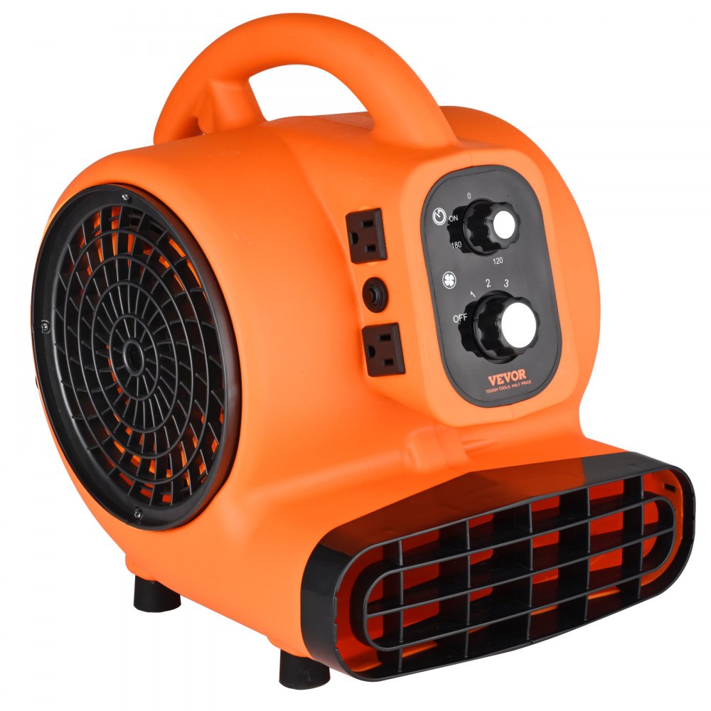 VEVOR Floor Blower, 1/4 HP, 1000 CFM Air Mover for Drying and