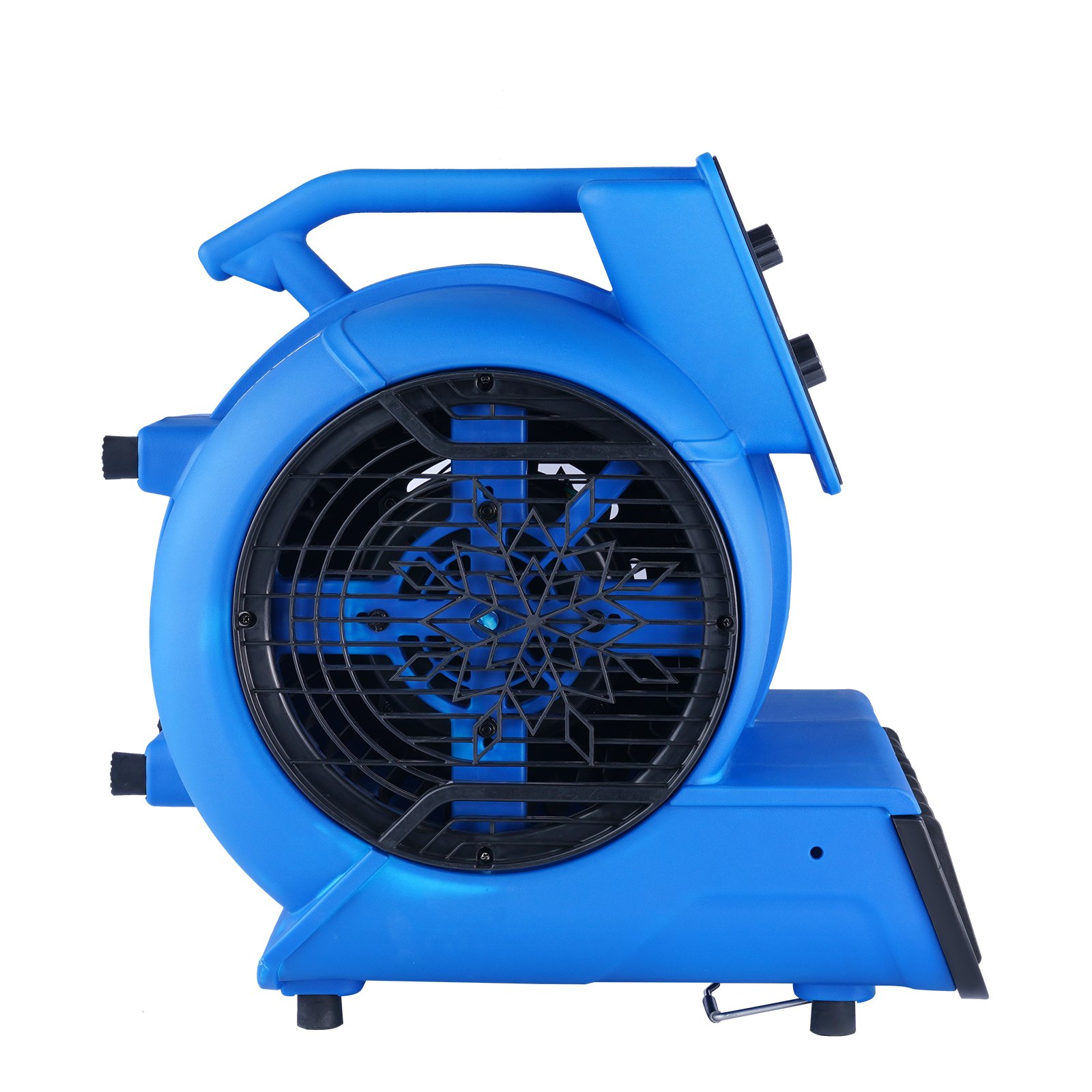VEVOR Floor Blower, 1/2 HP, 2600 CFM Air Mover for Drying and Cooling, Portable Carpet Dryer Fan with 4 Blowing Angles and Time Function, for Janitorial, Home, Commercial, Industrail Use, ETL Listed