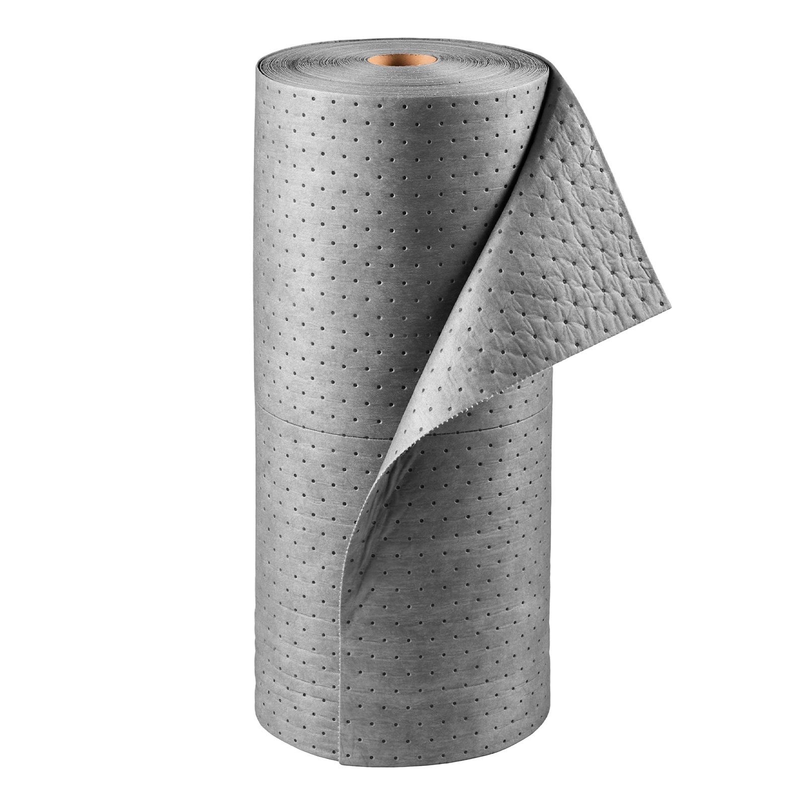 VEVOR Oil & Water Absorbent Pads, 30 in x 150 ft 1-Roll, Medium-Duty Spill Absorbing Pads, Universal for Gasoline, Engine, Oil, Water, Coolant, Durable PP Spill Control Mats for Garage Workshop