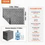 VEVOR Spill Absorbent Pads, Universal Absorbing Mat Absorbs up 45.4 L, 330 x 250 mm Polypropylene Absorbent Pad for Oil, Water and Other Liquids, Pack of 100