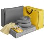 VEVOR Universal Spill Kit Controle de derramamento fornece almofadas sorventes, meias e travesseiros