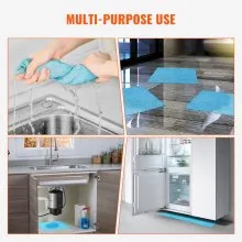 VEVOR Spill Absorbent Pads, Water Absorbing Mat Pad in Dispenser Box, 6 Gal Capacity, 15" L x19" W Polypropylene Absorbent Pad for Water, 30 pcs per Box