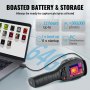VEVOR Thermal Imaging Camera, 320 x 240 Pixels Super Resolution with 2MP Visual Camera, 25Hz Refresh Rate Infrared Camera with -4℉~1022℉ Temp, 64G SD Card and Rechargeable Li-ion Battery