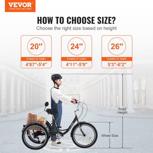 5 speed 3 wheel bicycle Knus Virbus 24 Single-Speed Adult Tricycle Tricycles are rather attractive for their apparent stability versus a bicycle and ability to move smoothly and safely 24"/26" Matte Red Adult Tricycle