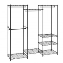 VEVOR Garage Shelf 4 Level Storage Adjustable Shelves Unit 59.1x17.7x61in