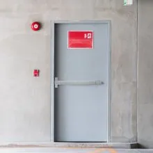 VEVOR Push Bar Door Locks, Carbon Steel Panic Bars for Exit Doors, with Exterior Lever and 3 Keys, Push Bar Panic Exit Device Door Hardware for Metal Wood Door, for Left and Right Handed Doors