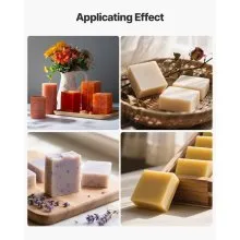 VEVOR Soap Cutter Cut Wood Soap Slicer 1 in 1-12 Pcs Bars Wood Frame Steel Wire