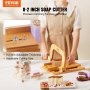 VEVOR szappanvágó, 0-2 hüvelyk állítható vastagságú, bambusz szappan szeletelő állítható rozsdamentes acél dróttal, több kézzel készített szappanszálvágó cipóhoz, gyertyákhoz, sajtokhoz, vajhoz, barkács vágóeszköz