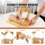 VEVOR Soap Cutter, 0-2 inch Adjustable Thickness, Bamboo Soap Slicer With Adjustable Stainless Steel Wire, Multi Handmade Soap Wire Cutter for Loaf, Candles, Cheese, Butter, DIY Making Cutting Tool