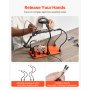 Magnetic Helping Hands Soldering Station 3X Magnifying Lamp Air Gun Holder
